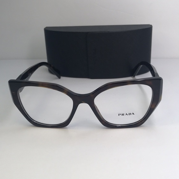 New Authentic Prada Demo Butterfly Ladies Eyeglasses PR 18WV 2AU1O1 52. - Picture 3 of 15